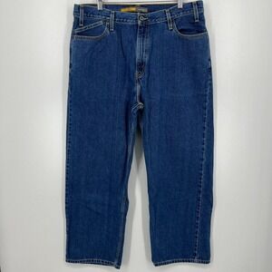 Levi's Silver Tab Jeans Men's Size 36x30 Blue Low + Loose‎ Wide Leg Vtg Y2K